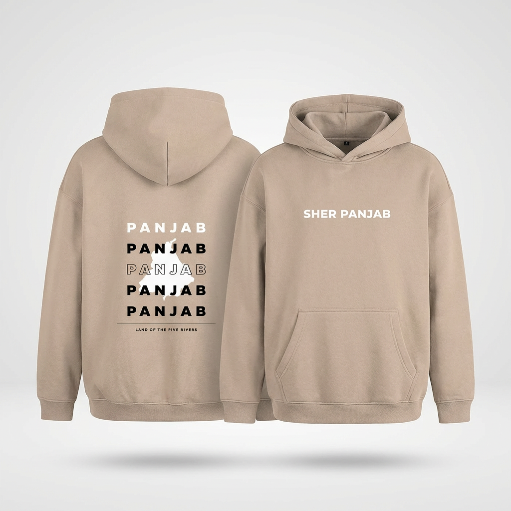 Sher Panjab - The Five Rivers Hoodie